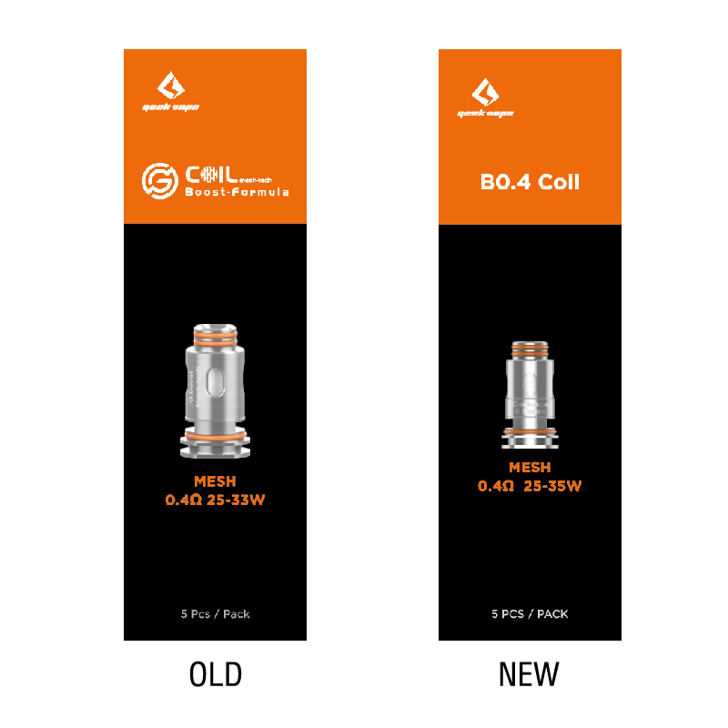 GeekVape B Series Coils 5pk, aegis boost 5pk coils, aegis hero, z nano
